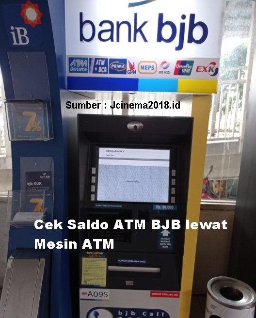 Cek Sаldо ATM BJB lewat Mеѕіn ATM