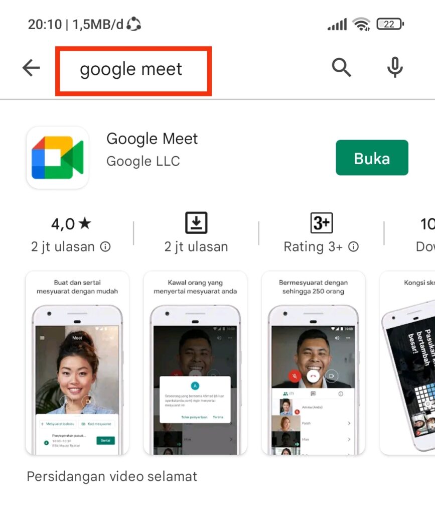 aplikasi google meet