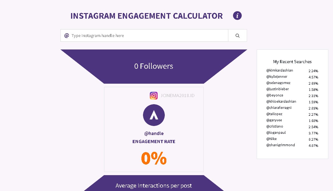 cara mengecek engagement rate instagram dengan phlanx