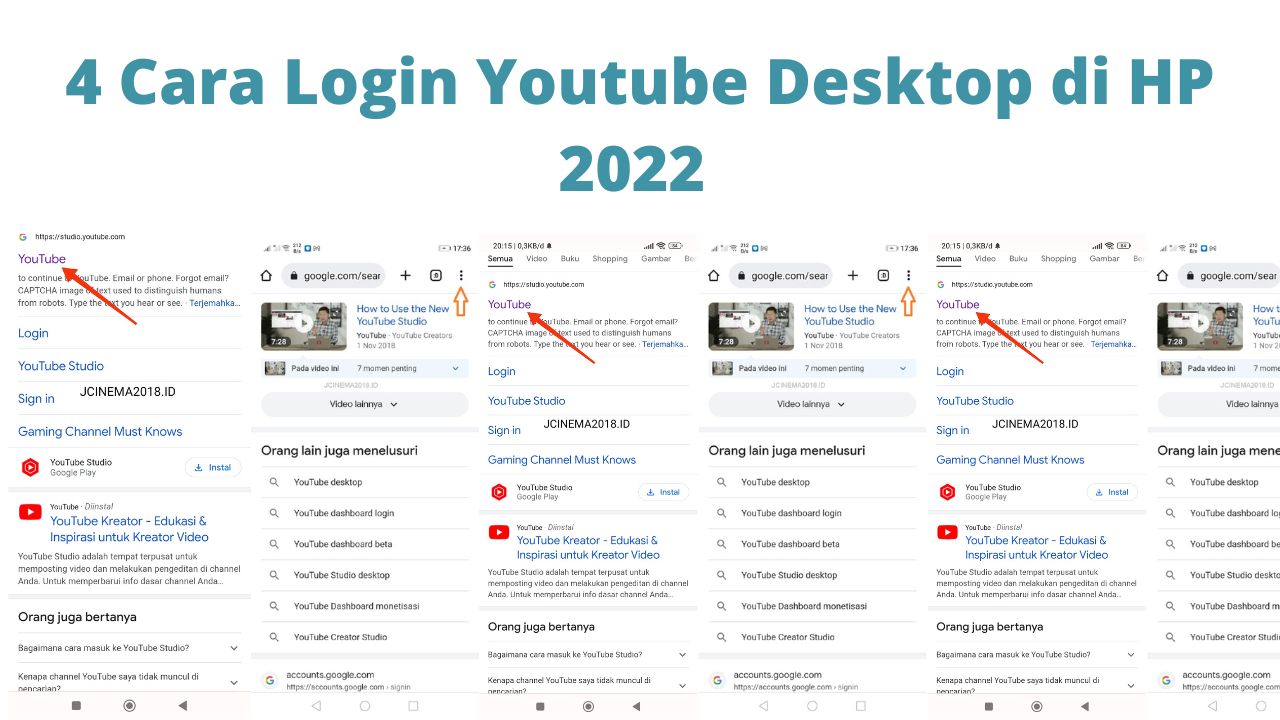 4 Cara Login Youtube Desktop di HP 2022