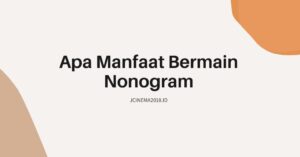 Apa manfaat bermain nonogram