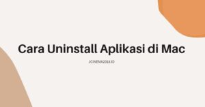 cara uninstall aplikasi di mac