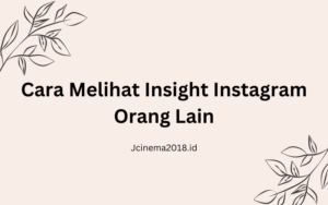 9+ Cara Melihat Insight Instagram Orang Lain